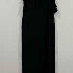 Lane Bryant  Black Cold Shoulder Maxi Dress 26/28 Photo 3