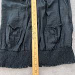 Xxi Crochet High Neck Top Sleeveless Pockets Medium Navy Y2K Style Babydoll Photo 8