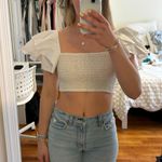 ZARA Cropped Tie Top Photo 1