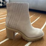 Brand New Dolce Vita Cream Ankle Booties with Chunky Sole Size 7.5 Photo 4