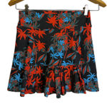 Dona Jo Ultimate Skirt Womens Size 1 Small Black Floral Pickleball Tennis Sports Blue Photo 0