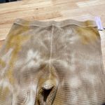 Wild Fable  Women's Brown Tie-Dye High-Rise Waffle Flare Pants - Size Large - NWT Photo 3