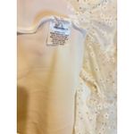 Little Mia Bella Floral Mini Dress Puff Sleeve‎ Square Neck Party M Gold Size M Photo 3
