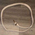 Nordstrom Cream and Gold Belt Elegant Accessory Photo 0