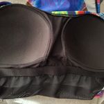 Swimsuits For All Women's Blue Multi Padded Bust One Piece Swimsuit size 10 Photo 4