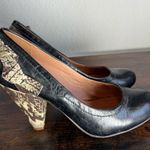 ALDO Black and Cream Heels Sleek Pointed Toe Photo 3