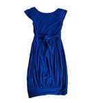 Smart Set Vtg 2000 Style Dress Size Small Blue Knit Hem Band Tie Waist Photo 3