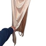 House Of CB NEW NWT  Adrienne Satin Strapless Corset Maxi Gown In Champagne Photo 5