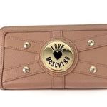 Love moschino Stud Taupe Tan Gold with Structured Design Wallet Photo 0