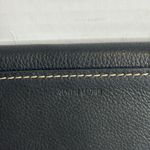 Fossil Black Pebbled Leather Wallet cardholder checkbook Photo 8