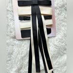 Happily Grey Black and Cream 6 Bow Clip Set Photo 6