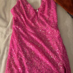Lucy in the Sky Dress Sequin Pink Photo 0