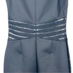 Guess  Vintage Black Pleather Mini Dress Size 2 Sleeveless Faux Leather Party Photo 5