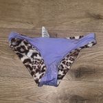 Becca Reversible  Leopard Print Lavender Bikini Bottoms XS NWOT Photo 4