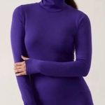 Athleta Flurry Blizzard Seamless Purple Long Sleeve Photo 0
