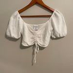 Project Social T Social Tourist White Crop Top Photo 3