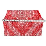 Eliza J Maxi Dress 4 Red Geo Bandana Print Sleeveless Stretch Jersey Feminine Photo 7