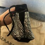 Crossbody bag in suede leather with strass Photo 3