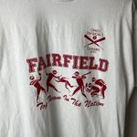 American Vintage Fairfield Ohio T Shirt 1991 Vintage 90s White Large L USA Single Stitch Solid Photo 4