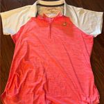 Womens magnolia lane pink white Masters golf polo shirt Size L Photo 0