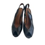 Marc by Marc Jacobs  Black Patent Leather Slingback Heels Size 6.5 / 36.5 Photo 3