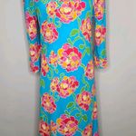 Lilly Pulitzer ‎ Newport Knit Shift Shirt Dress Floral Bootyinere Beach Coastal L Photo 0