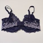 Wacoal 65191 Embrace Lace Bra Women’s Size 34D Unlined Underwire Purple Photo 6