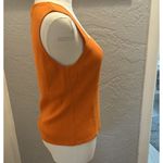 Joseph A  Knit Top Tank Orange Tight Women Y2K SZ LG Office Wear Preppy Casual Photo 2