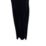 Dorothy Perkins Black Velvet Maxi Sleeveless Evening Gown Dress Size Small Photo 3