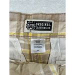 Route 66  Beige Yellow Vintage 2000's Plaid Check Shorts Photo 3