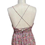 For Love & Lemons For Love & Lemons Joelle Maxi Dress Pink Floral Print Photo 9