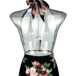 COCOSHIP Plunging Neckline Floral One-Piece Swimsuit by , Size 14, New with Tag Photo 1