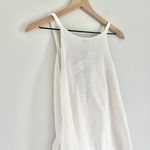 525 America NWT Ruffle Front Knit Tank Top Cream White Women’s Size Medium Photo 5