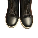 DKNY  Donna Karan Black & White Wedge Heel Zip up Sneakers(Size 7M) Photo 6