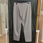 Susan Graver  Houndstooth Pants with Brown Accents Business Casual Small Career Photo 5