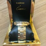 Bebe LINK BRACELET CRYSTAL SPORT BEZEL WATCH Photo 2