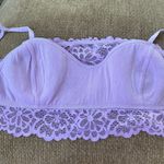 Aerie Purple Lace Bralette Top Photo 3