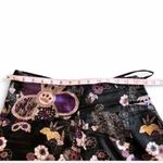 Mixit  Skirt Size 4 Black Purple Pink Floral Print Asymmetrical Hem Midi Photo 3