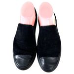 Vince  Black Leather Suede Slip On Shoes Women's Size 7 Photo 4