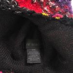 Steve Madden NWOT Cozy Black Multi Colored PomPom Winter Hat Photo 4