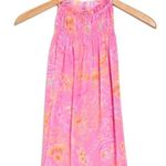 Ramy Brook Harlie Paisley Halter Neck Tank Top, Pink Size S New w/Tag $295 Photo 2