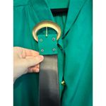 Vintage 90's Sandy Sandy green button‎ front dress 10 Photo 6