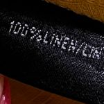 Neiman Marcus Womens sz16  100% Linen long sleeve button up shorter  Photo 9