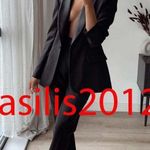 ZARA  DINNER TOXEDO Blazer Jacket w/ Velvet Lapel Collar Long Sleeves Black NEW Photo 4