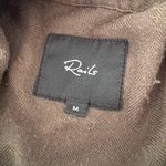 Rails  Hunter Tie Dye Herringbone Button Up Shirt Olive Green Black Waves Medium Photo 9