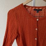Gap cute knitted orange wool blend cardigan Photo 1