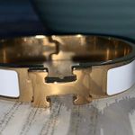 H Clic Clac Bracelet White Photo 0