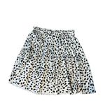 Main Strip  Black/Creme Ruffled Skirt with Tie Size L Photo 1