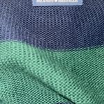 Brandy Melville  sweater green and blue striped Photo 1