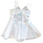 Vintage y2k lace lingerie dress White Size M Photo 0